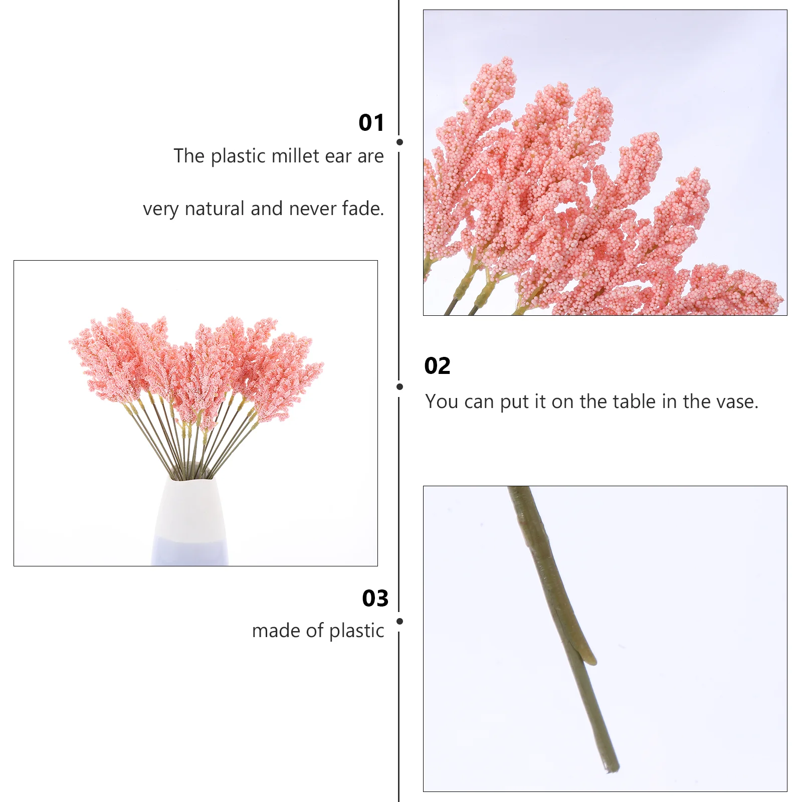 18 шт. искусственные кукурузные уши цветы декор из пшеницы натуральные стебли