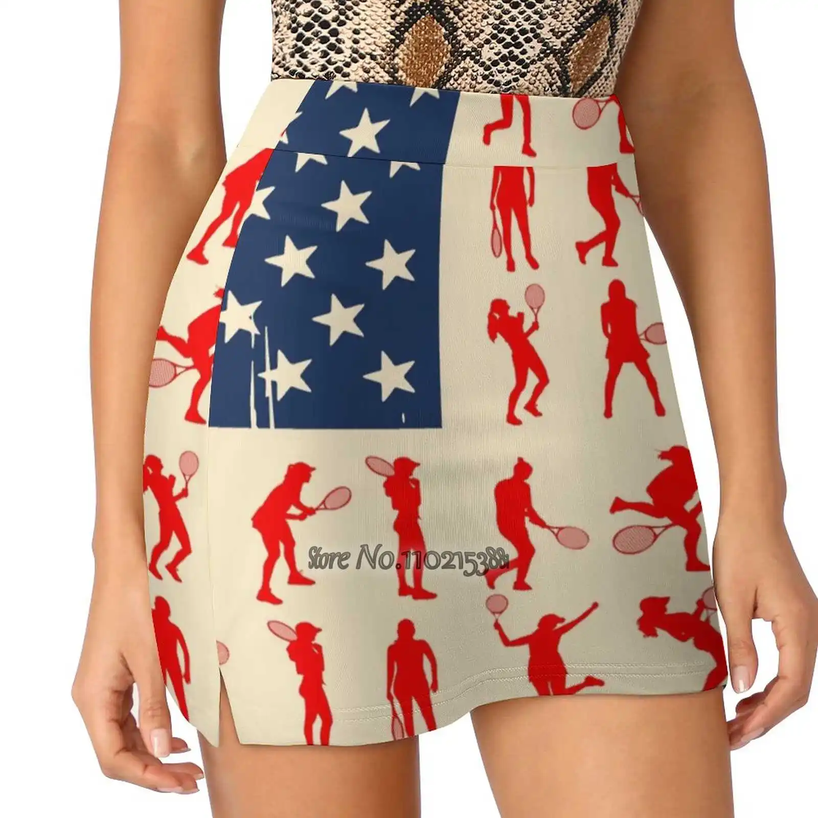 Skirt Sexy A-line Harajuku Shorts Skirt With Phone Pockets S