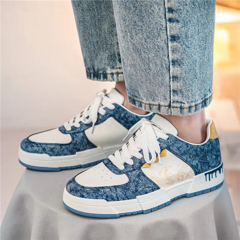 Мужские кроссовки с вулканизированной подошвой, со шнуровкой, индивидуальный дизайн, для скейтбординга, тенниса, детской повседневной обуви, Мужская обувь для активного отдыха