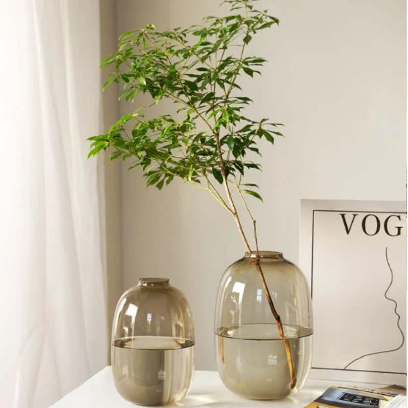 

Прозрачная стеклянная ваза, креативное украшение для гидропоники, садоводства, Современное украшение для дома, гостиной, стола, спальни, ваза