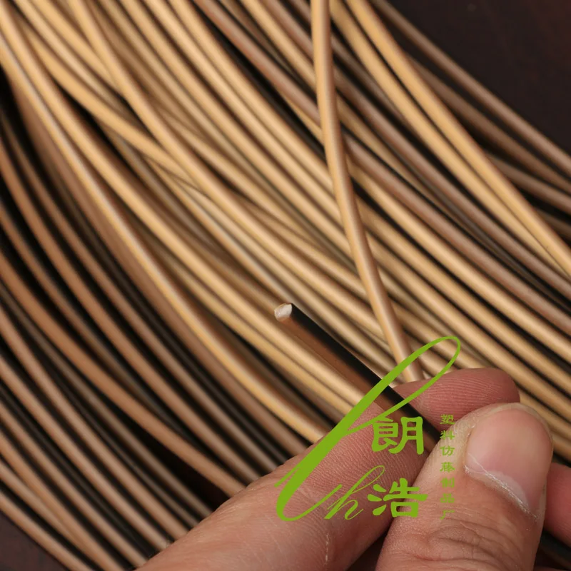 

about 500g PE synthetic rattan weaving material plastic rattan for knit and repair chair table synthetic rattan