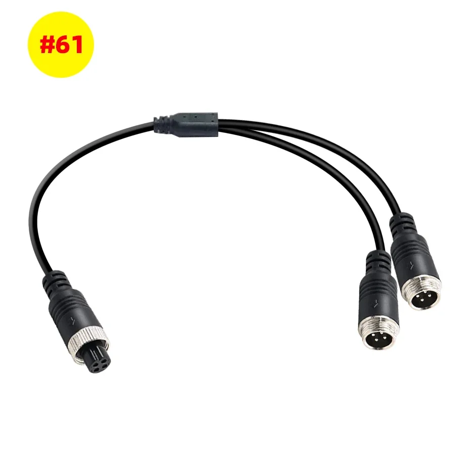 QXNY 4-контактный авиационный разъем папа/гнездо на 2-контактный Y-образного