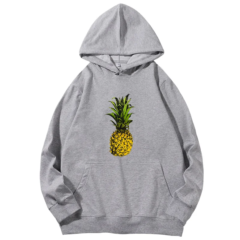 Pineapple fashion graphic Hooded sweatshirts cotton essentials hoodie tracksuit men Spring Autumn Harajuku Men's clothing