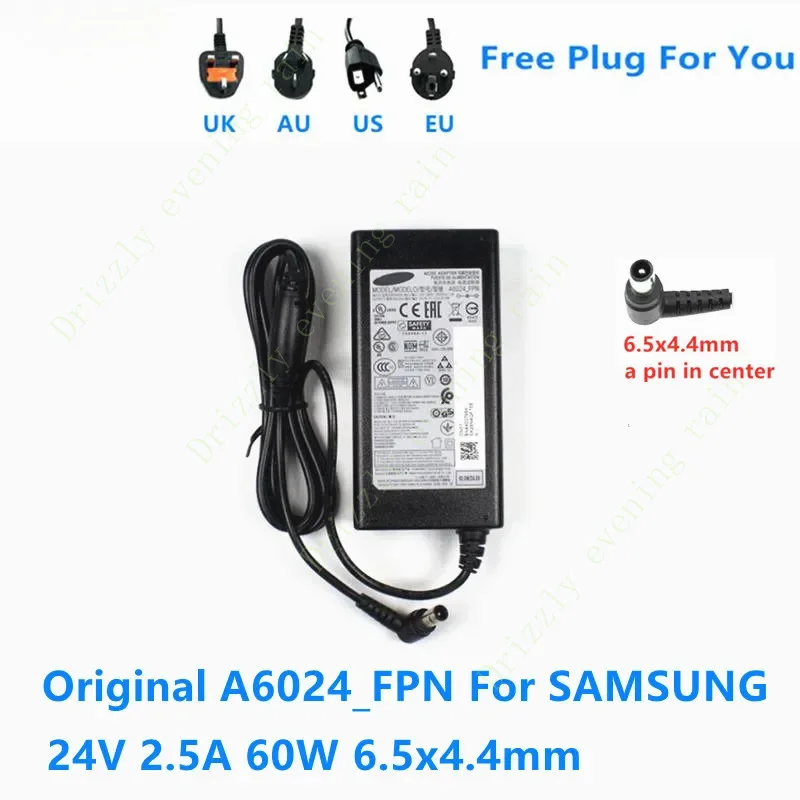 Оригинальное зарядное устройство переменного тока для Samsung 24 В 2 5 А 60 Вт a6024_fpn