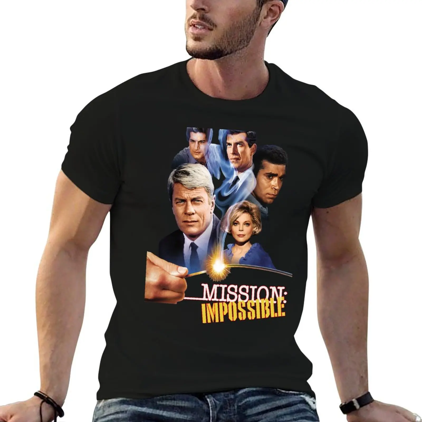 Футболка Retro Impossible Mission 60s Cast Tribute рубашки футболка с рисунком простая роскошная