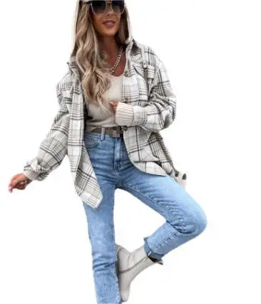 

Женская рубашка со съемным капюшоном, зимняя модная новинка 2022, модное шерстяное пальто, женское повседневное однобортное свободное уличное пальто