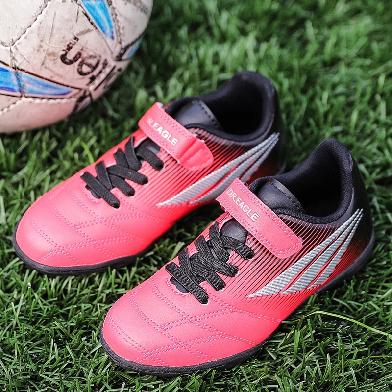 28-37# Stylish And Comfortable Breathable  Boys Girls Training Game Sneakers Indoor Outdoor Lawn Youth Student Soccer Shoes