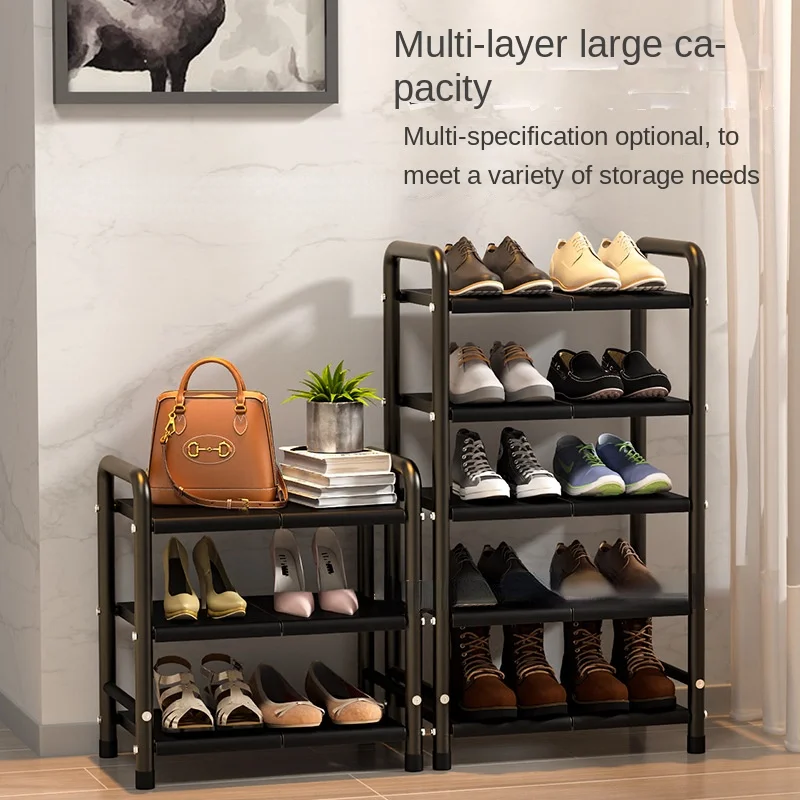 Полка для обуви из кованого железа простой обувной шкаф Пылезащитная кухонная