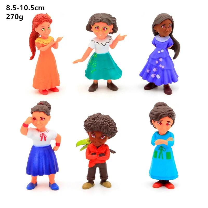 

Disney Movie Encanto Anime Figure Model Toy Dolls Set Cartoon Kawaii Anime Mirabel Madrigal Doll Casita Home Theme Gift for Kids