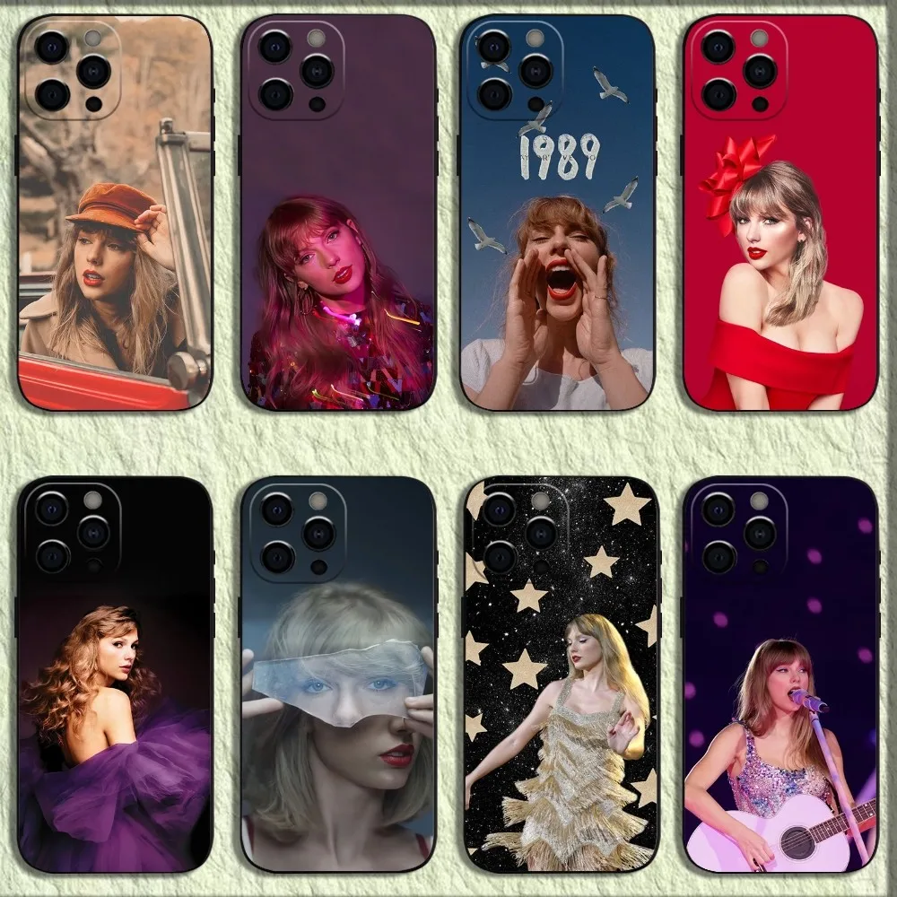 Чехол для телефона Tortured-TaylorS-TTPD-S-SwiftS iPhone 16 15 14 13 12 11 Pro X XS Max XR Plus Mini Soft Black Cover