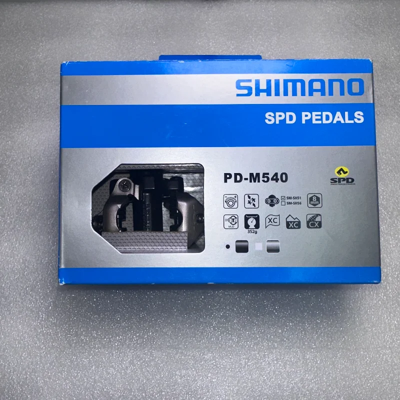 Фото PD‑M540 SPD самозащелкивающиеся педали – компоненты Shimano для горных велосипедов XC/Trail №5