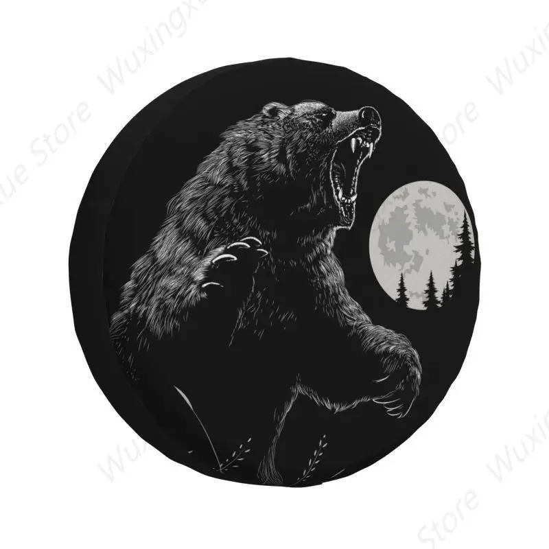 Изготовленный на заказ чехол для запасного колеса Angry Bear Jeep Toyota Mitsubishi 4WD 4x4 SUV