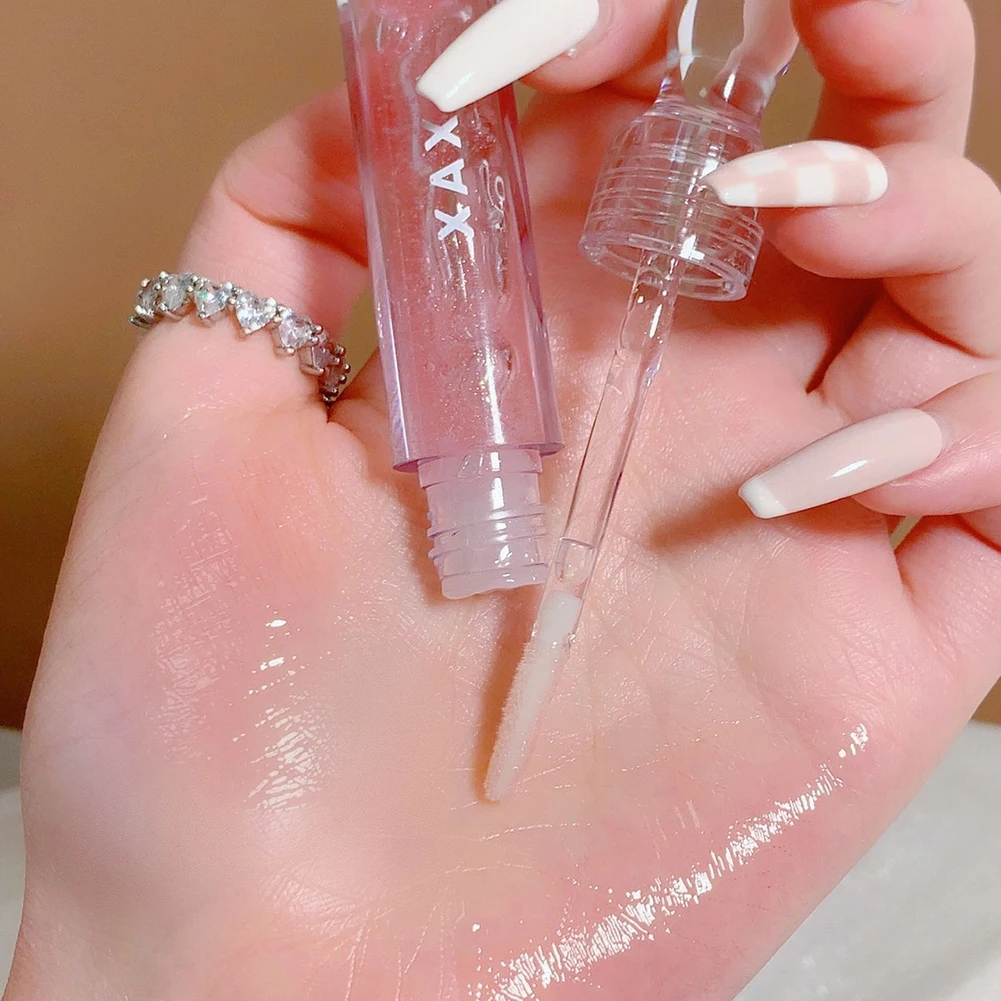 

Mirror Water Lip Gloss Lip Glaze Transparent Glass Lip Oil Liquid Lipstick 3pcs Lipgloss Moisturizing Make Up TSLM2