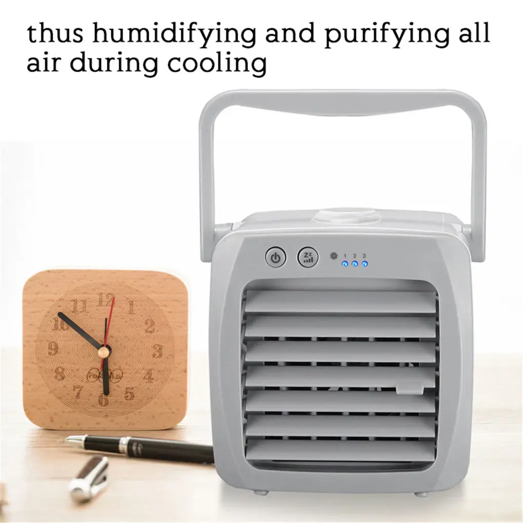 

Mini USB Air Cooler Household Small Air Conditioner Fan