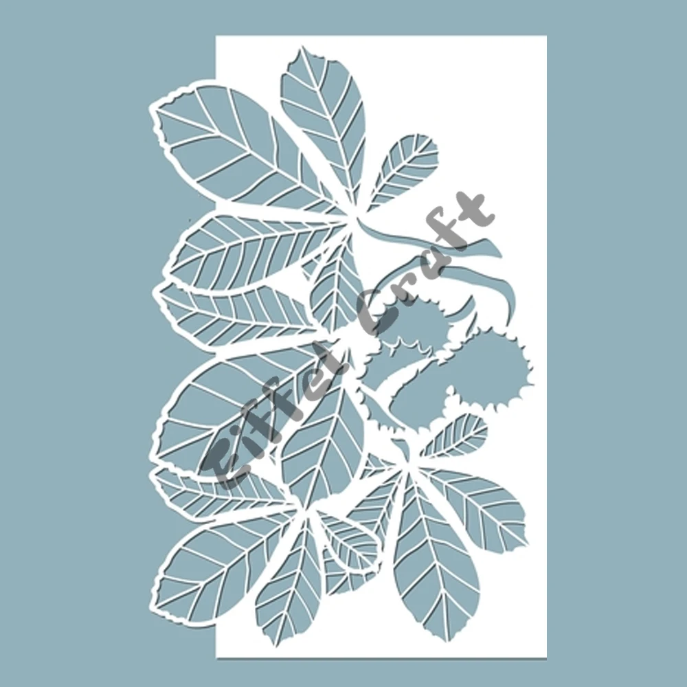 

Paper Cut Metal Craft Dies Leaf Chestnut Card Making Stencils Diy Manual Scrapbooking New Embossing Dies 2022