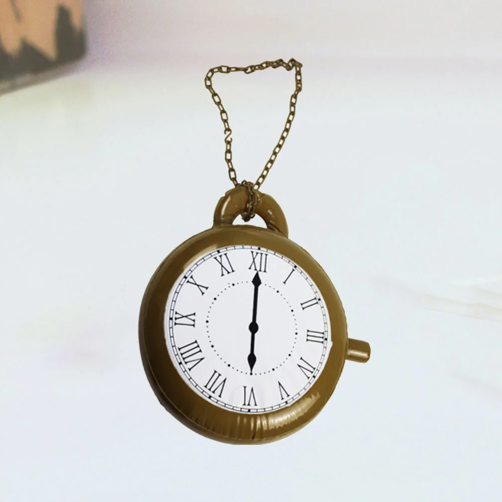 

Party Balloon Inflatable Clock Toy Birthday Balloons Kids Decoration Gold Kid Supplies Toys Summer Pool Wall Necklace Blow Up