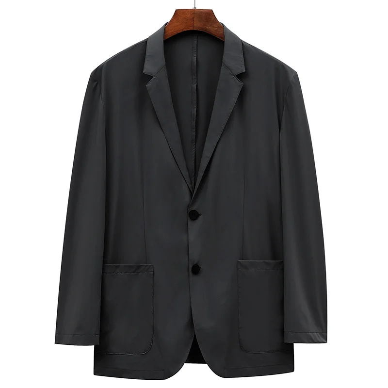 B1806-Men's casual spring and autumn suit, men's loose coat