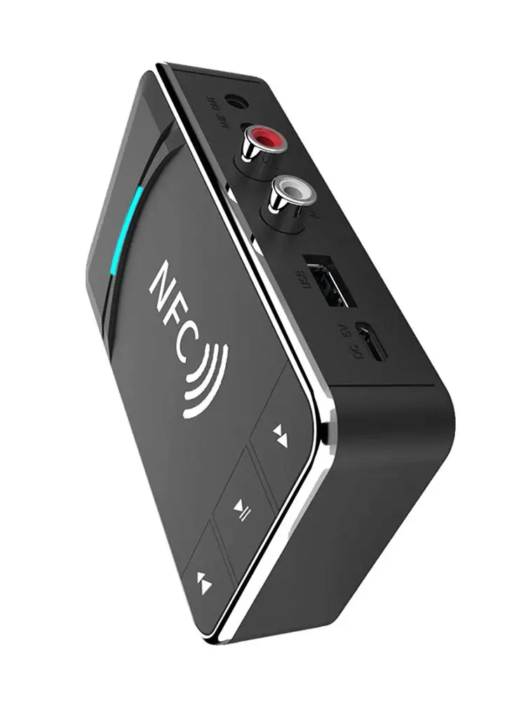 

Приемник-передатчик Bluetooth 5,0, FM, стерео, AUX, разъем 3,5 мм, RCA