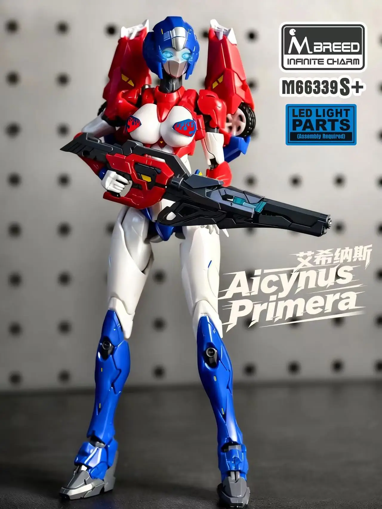 Фото [Availeable in Jan/Feb] M Breed Transformation M66339S Charmaine M Skye Prmera Arcee KO RIOBOT Сборная фигурка №4
