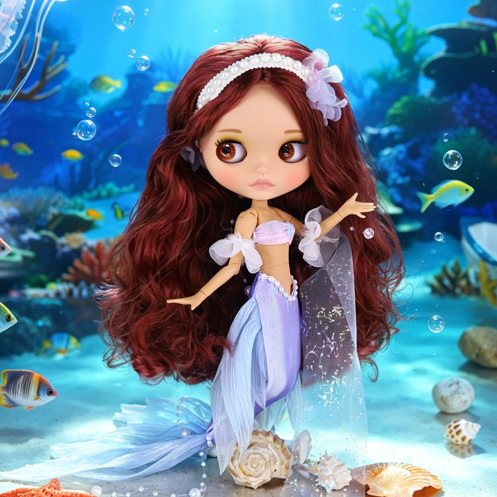 Фото Кукла ICY DBS Blyth 1/6, шарнирная, 30 см, с матовой кожей и лицом, набор для девочек, игрушка BJD, подарок №5