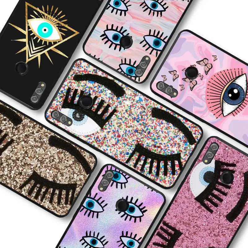

Ferragnies Eyes Chiara Phone Case for Huawei Honor 10 i 8X C 5A 20 9 10 30 lite pro Voew 10 20 V30