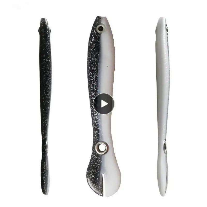 

Lifelike Bionic Bait Realistic Appearance Smoother False Bait Large Size Metal Through-hole Swing Tail Down Bionic Bait 10cm 6g