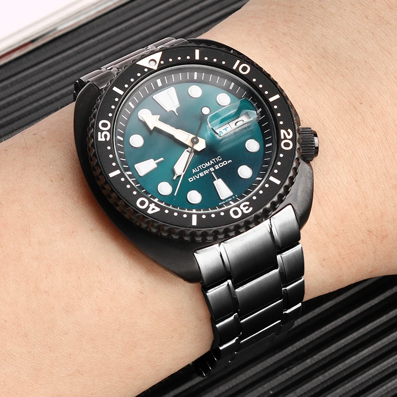 Фото Ремешок для часов из нержавеющей стали для Seiko Abalone Series Turtles Prospex SRPA21 SRP777 SRPC25 SRP773 SRP775 SRP779, браслет 22 мм №3