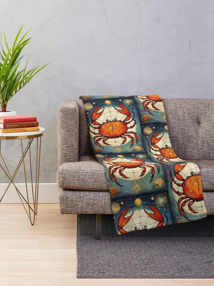Одеяло с раком фланелевая ткань кровать модные одеяла
