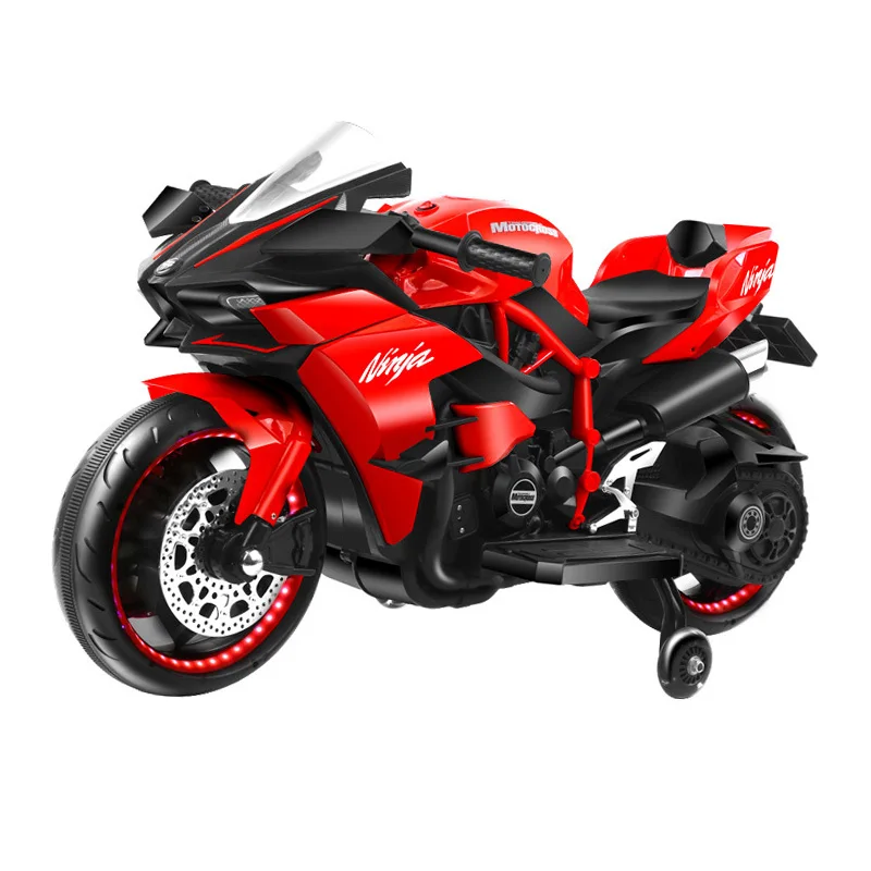 

Детские мотоциклы с ручками, крутые огни, электрический мотор, оптовая продажа, Детские игрушечные автомобили, двухприводные мотоциклы