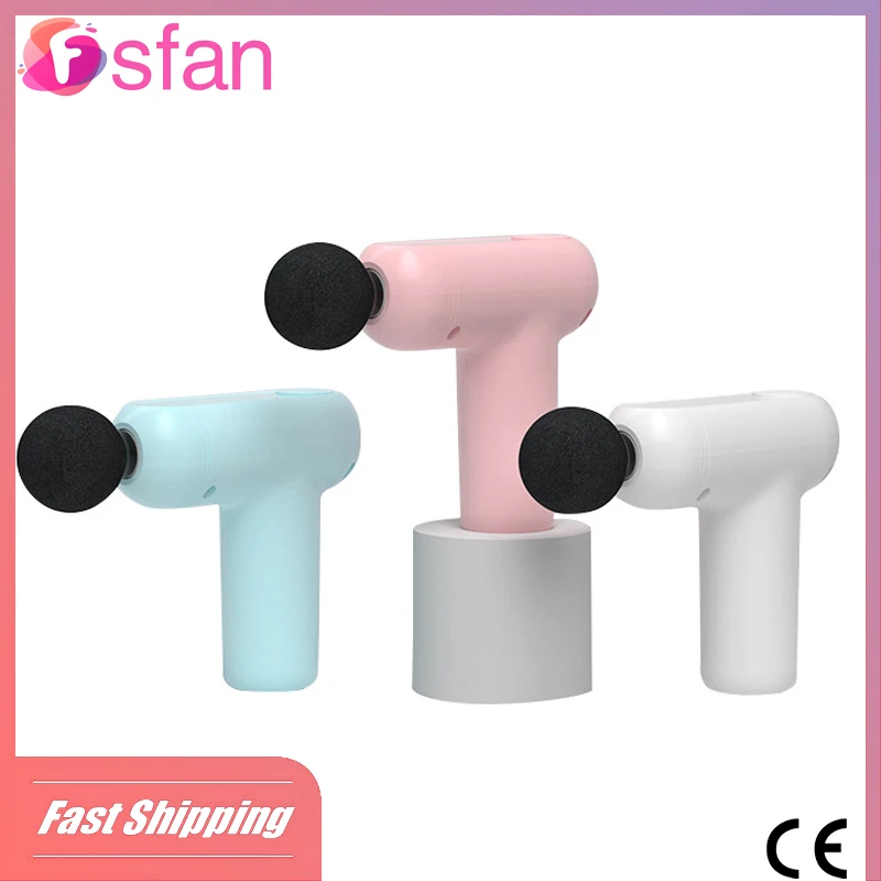 

Portable Electrical Massage gun Deep muscle Tissue pain relief health care relaxation massager stimulator Pain Relief for EMS