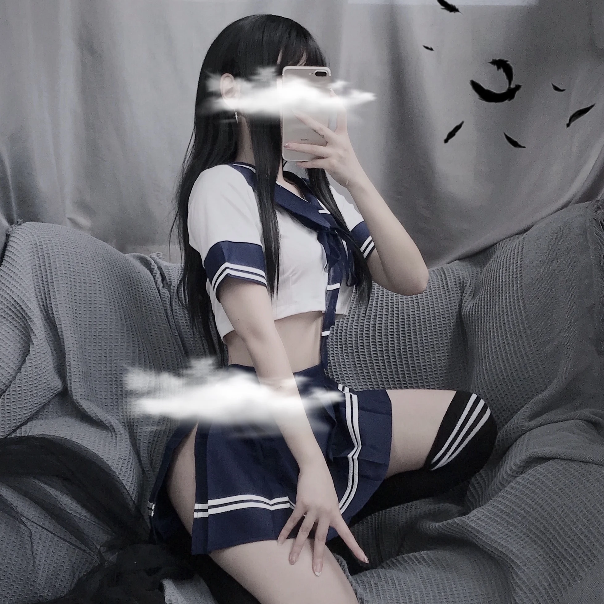 School Girl Japanese Plus Size Costumes Women Sexy Lingerie Temptation Suit Student Uniform Miniskirt Cosplay Cheerleader Outfit |