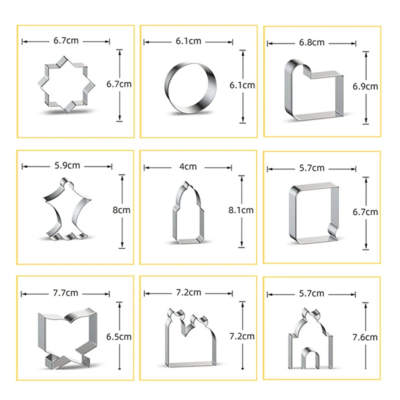 Форма для печенья Eid Mubarak луна/звезда/верблюд/церковная форма кухонные