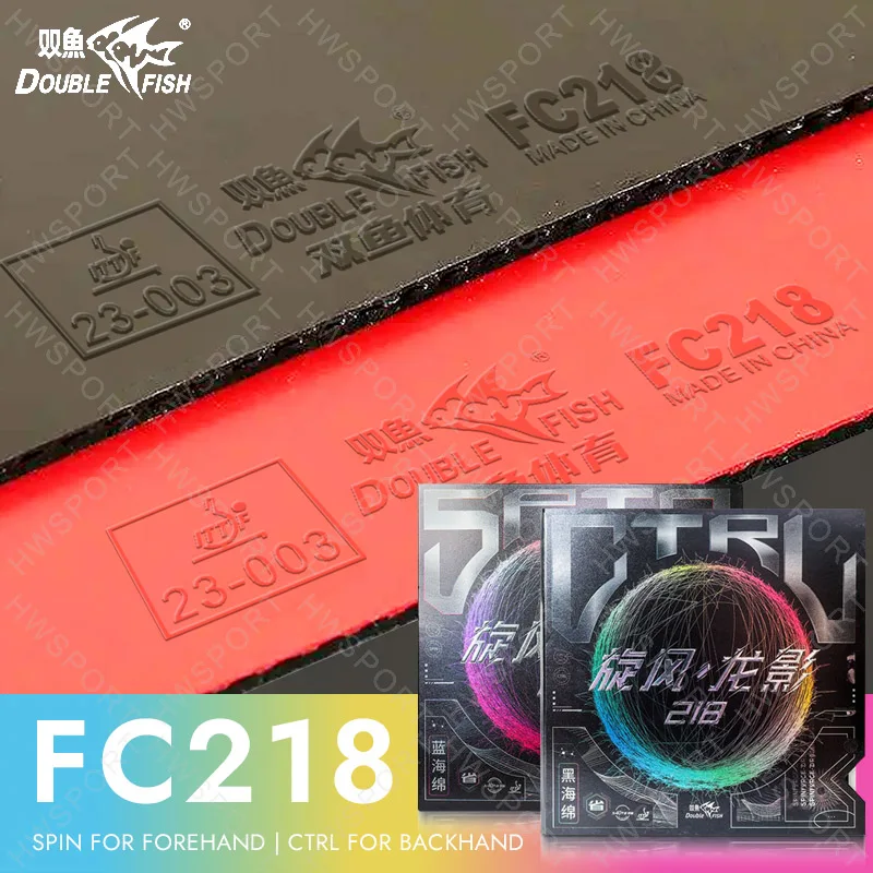 DOUBLE FISH FC218 Накладка Для Настольного Тенниса С Предварительным Набором