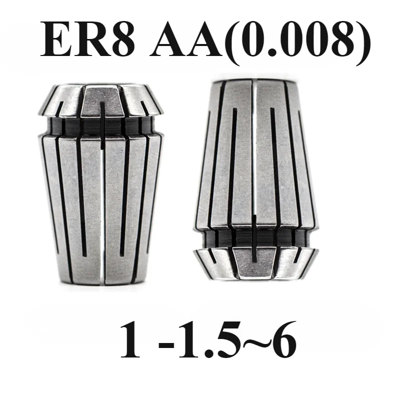 

Цанговый патрон ER8 Цанговый патрон Er8 Colle ER8 Набор цанговых патронов 1 мм 1,5 мм 2 мм 2,5 мм 3,5 мм 3 мм 4 мм 5 мм 3,175 мм 6 мм Цанговый патрон AA UP Пружинный патрон ER