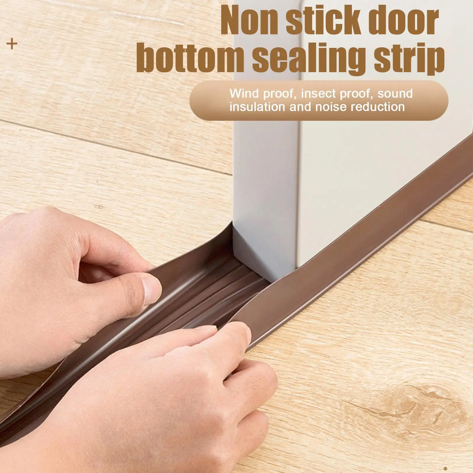

Under Door Draft Stopper Wave Door Seal Strip Dust Energy Saving Stripping Filler Noise Sealer Door Blocker Weather Gap H1B0