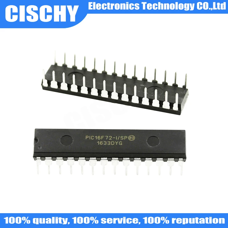 

1 шт./лот PIC16F72-I/SP PIC16F72 16F72-I/SP 16F72 DIP-28 в наличии