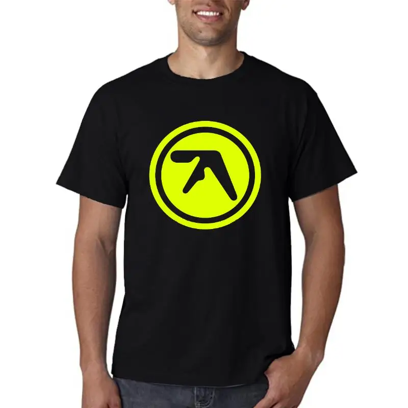 

Черная Мужская футболка Aphex Twin Pofg