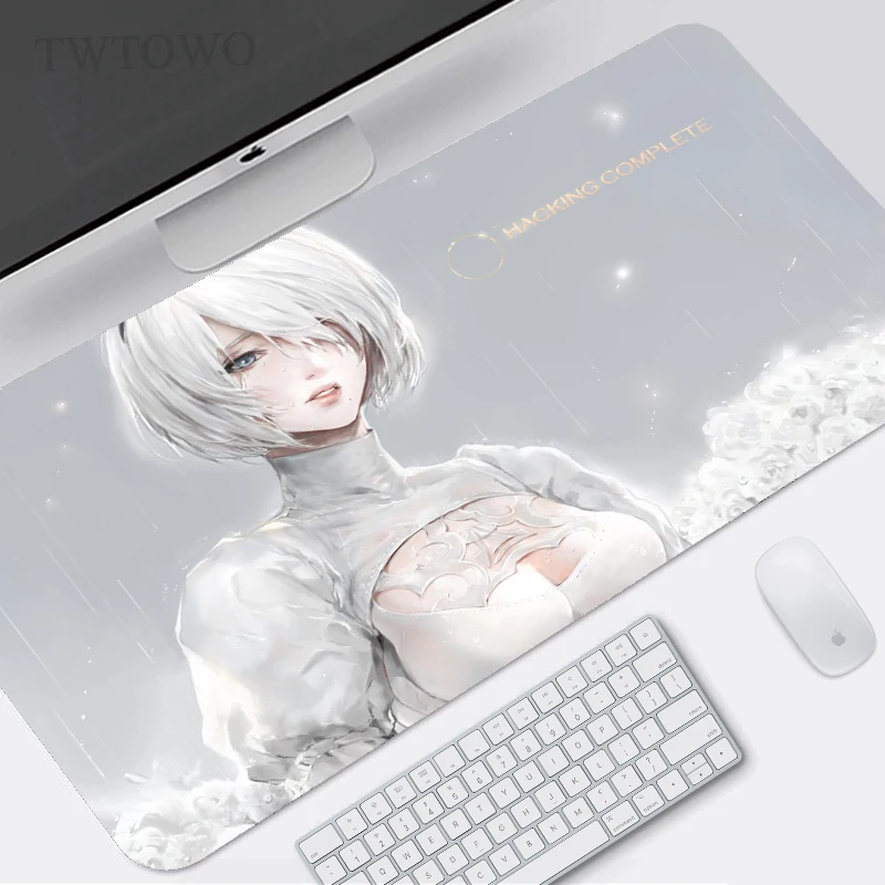 Игровой коврик для мыши Nier Automata 2b новый большой домашний XL настольные коврики XXL