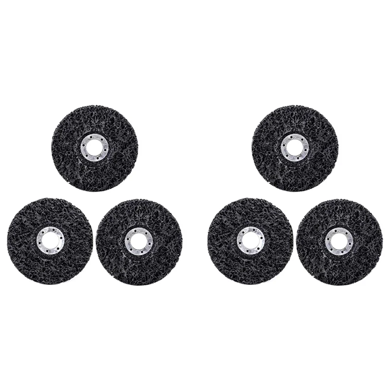 

3Pcs Disc Abrasive Wheel for Cleaning and Removing Paint and Rust (Black)