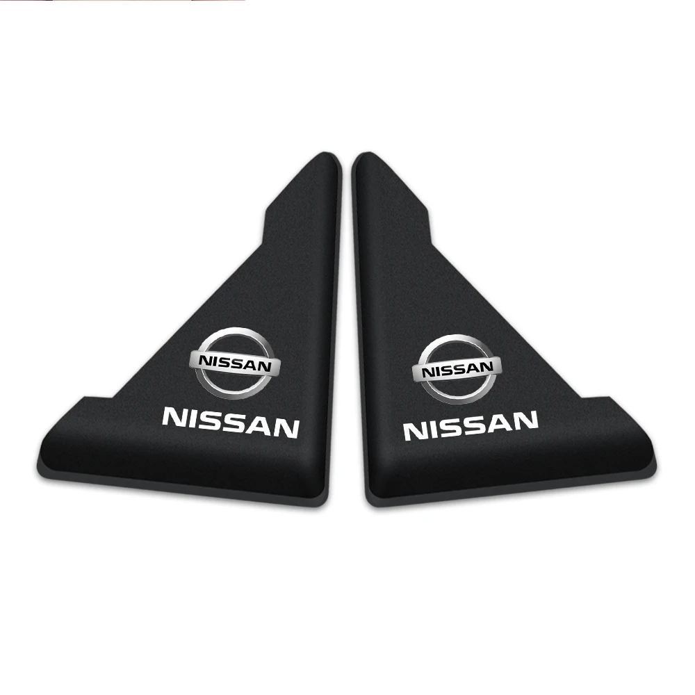 

2 шт. угловая дверная силиконовая защитная наклейка от столкновений для Nissan Nismo X-Trail 1 Qashqai Tiida Patrol Murano Leaf Juke