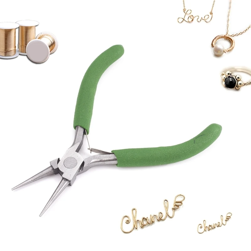 

Round Nose Pliers Hand Tools Polishing Jewelry Making Tool 11.5x8.9x0.9cm
