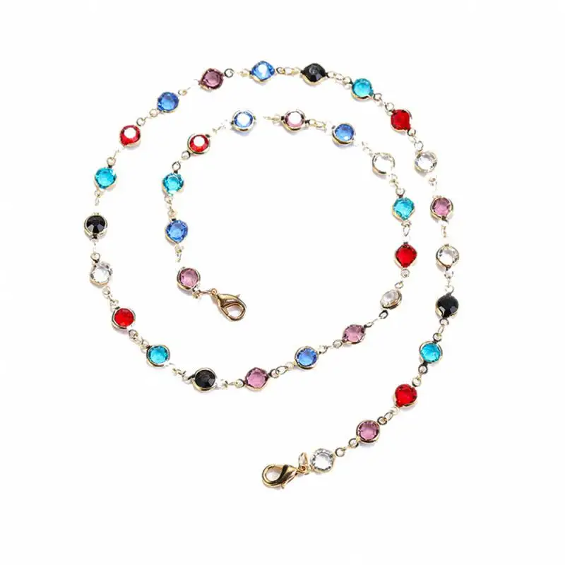 

Fashion Eyewear Chain 15g 2-in-1 Colorful Non-slip Cute Design Motorcycle Accessories Sunglasses Chain Cords 72cmx3mm Fashion