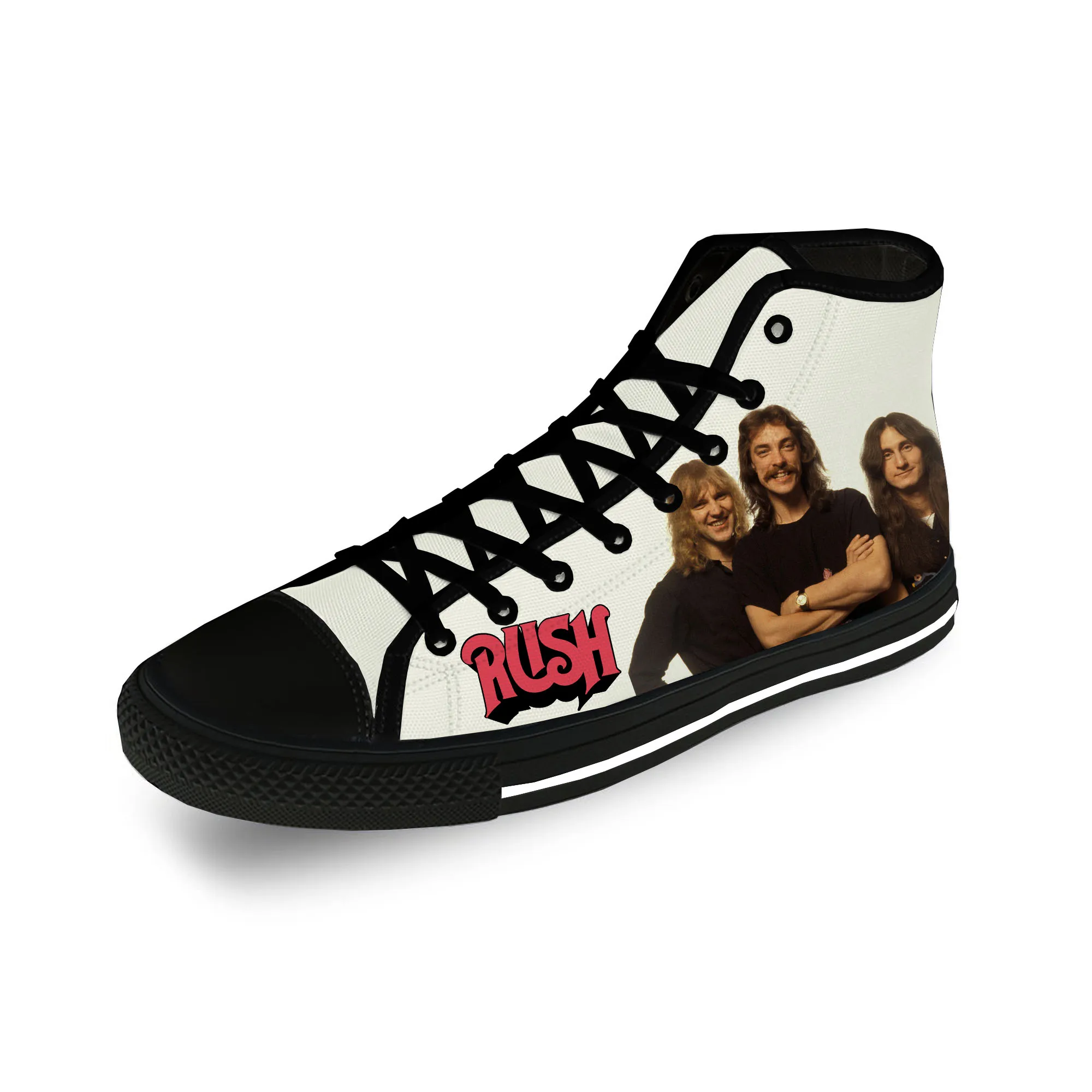 

Rush Band High Top Sneakers Mens Womens Teenager Casual 3D Print Shoes Canvas Running Shoes Cosplay Breathable Lightweight shoe
