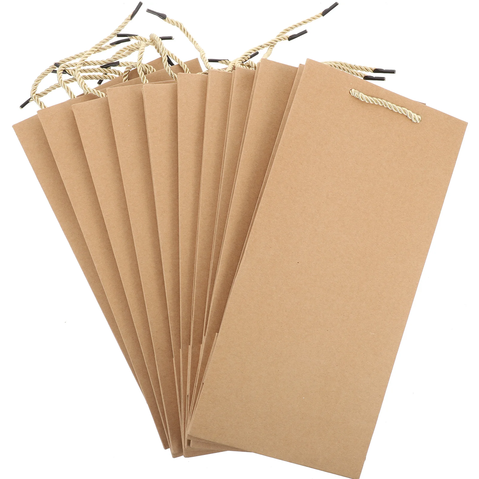 

10Pcs Convenient Bottle Gift Bags Paper Gift Bags Bottle Wrapping Bags Bottle Holder Bags for Party Gift Packing Wrapping