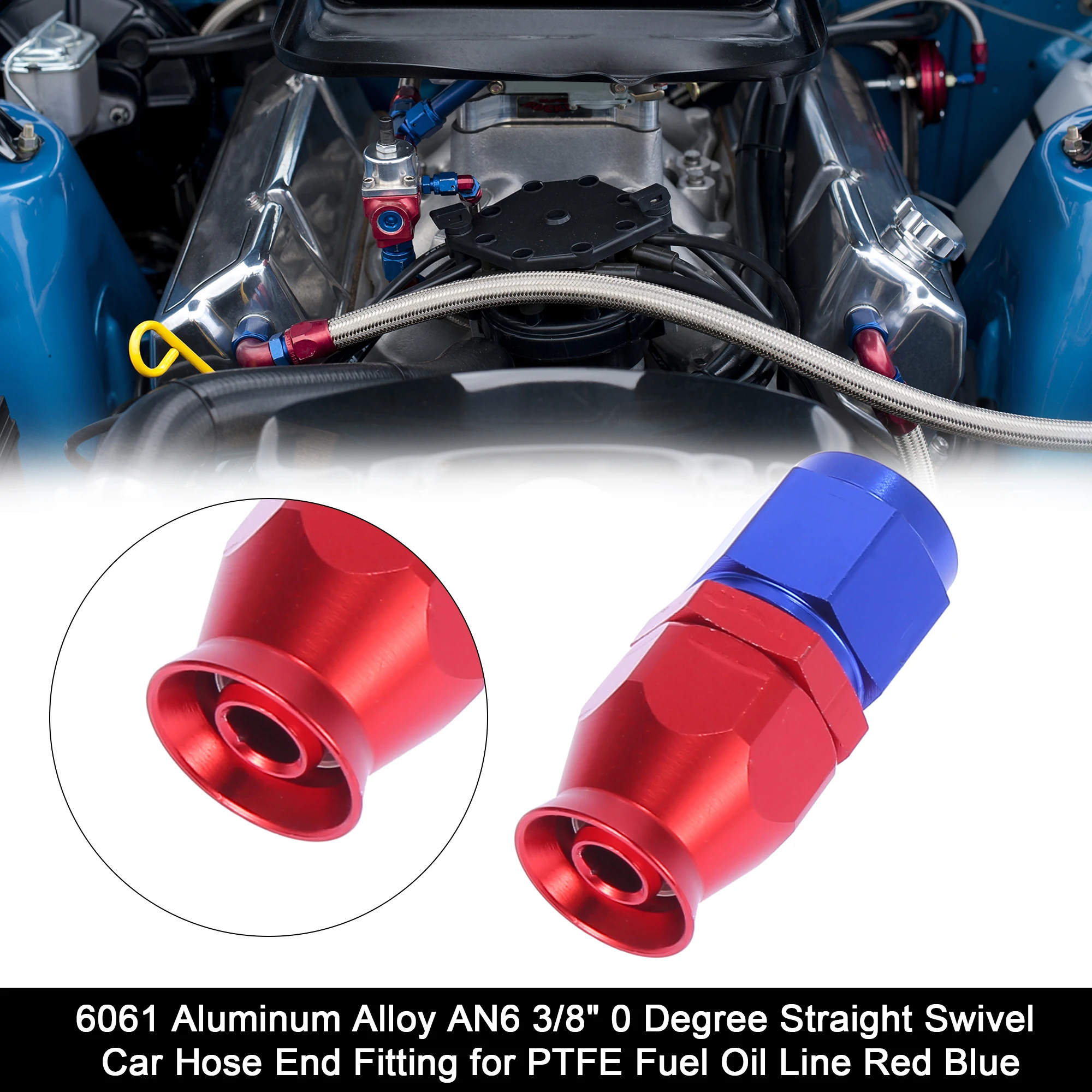 X Autohaux AN6 3/8 &quotAN10 5/8&quot 0 45 90 180 градусов поворотный концевой фитинг для