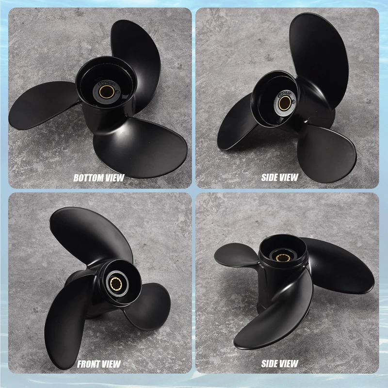 8 9X8 5 Черный подвесной гребной винт для лодки 2-тактного двигателя Tohatsu 9 л.с. из