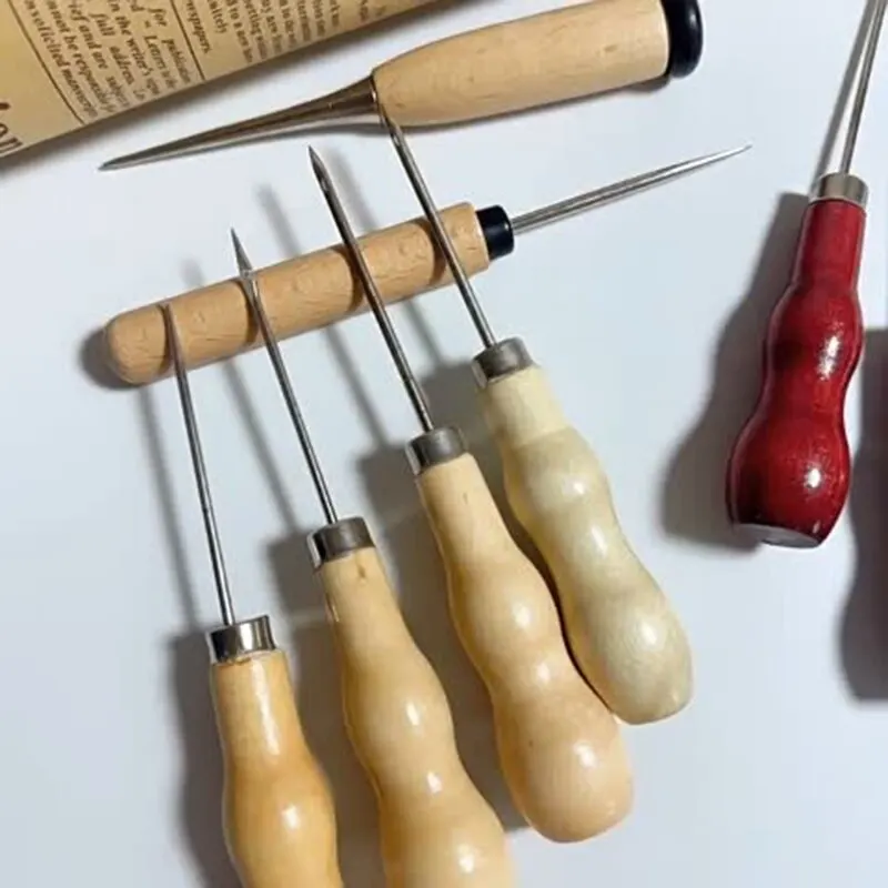 Шило с двойной тыквой деревянная ручка двойная тыква прямая/локоть/среднее