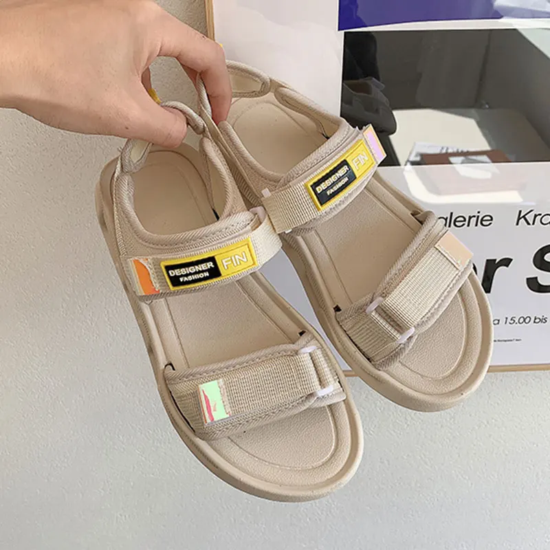 

Hot Selling Women's Sandals Fashion Thick Soled Non Slip Comfortable Outer Wear Seaside Sandalias for Summer