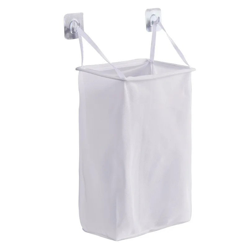 

Bathroom Storage Hanging Bag Wall-mounted Dirty Clothes Bag Foldable Change Clothes Storage Basket Home Dormitory