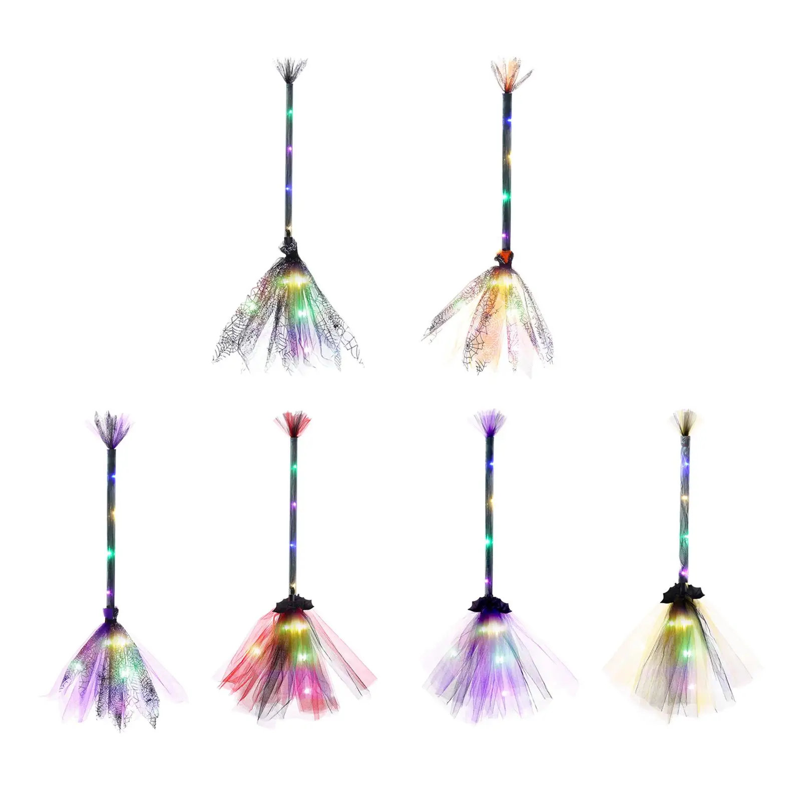 Хэллоуин Ведьма Мета Волшебник Летающая Палочка Ремесло Меты для Наряды Детская